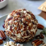 Cranberry Pecan Goat Cheese Ball