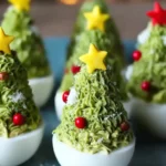 Deviled Egg Christmas Trees