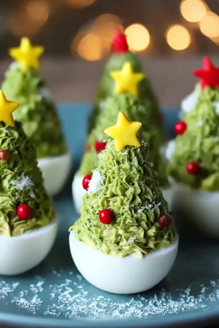 Deviled Egg Christmas Trees