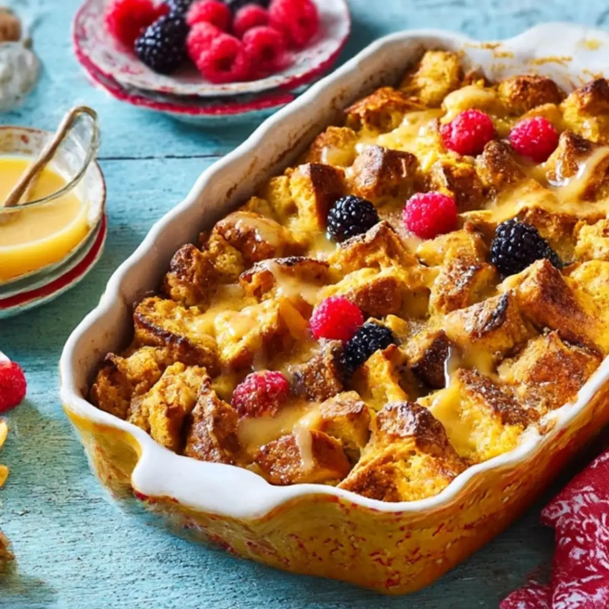 Eggnog Bread Pudding