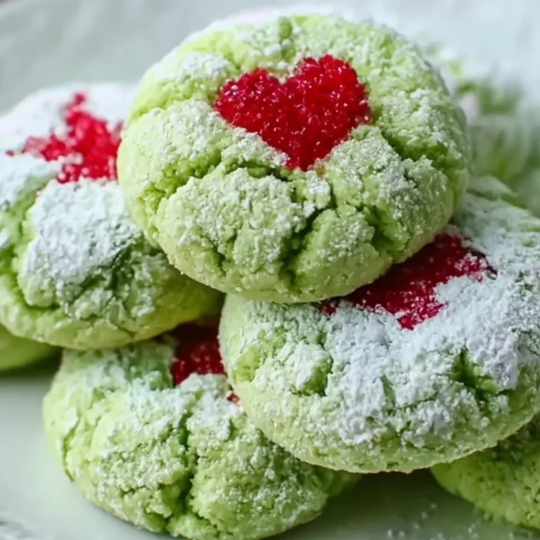 Festive Crinkle Cookies