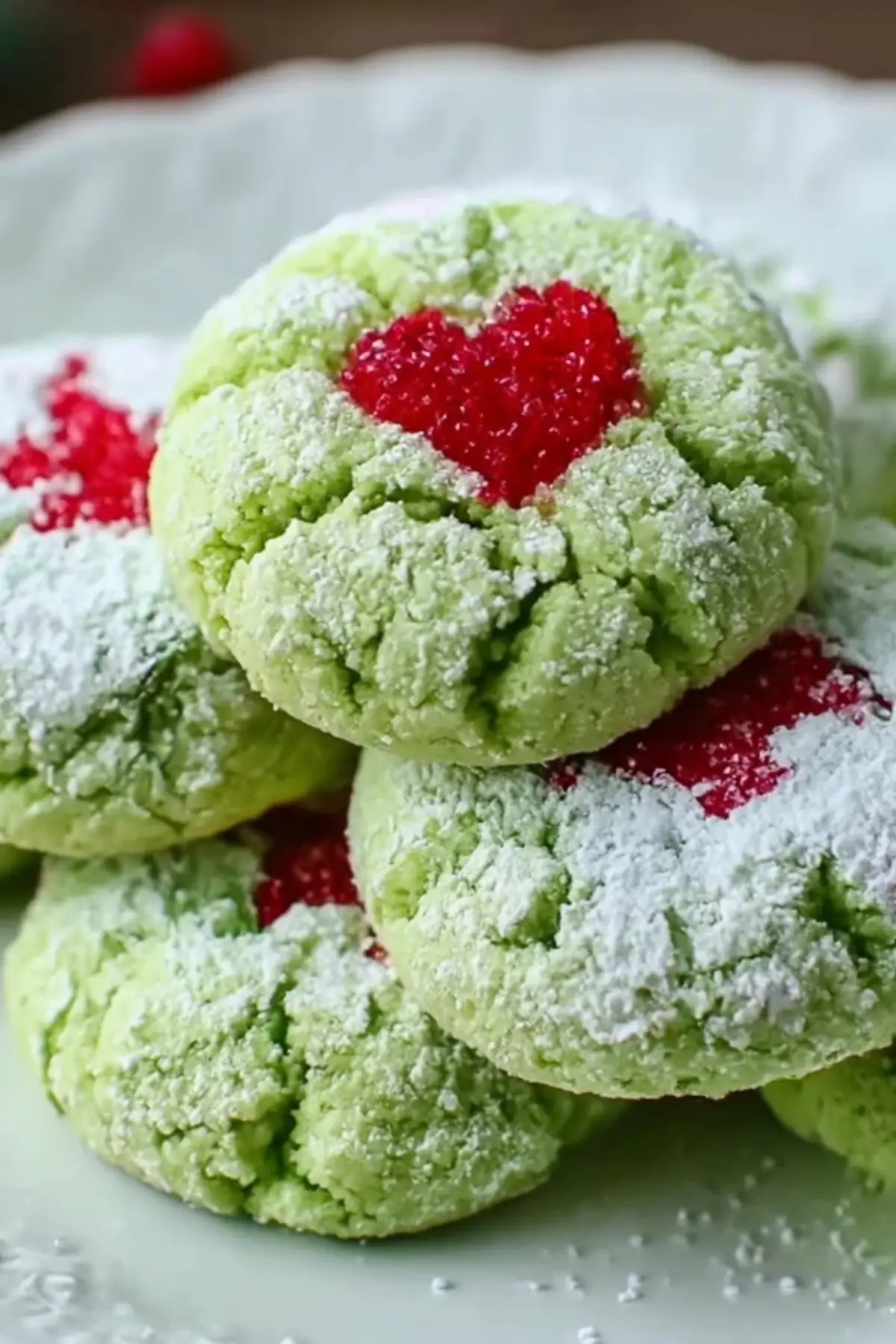 Festive Crinkle Cookies