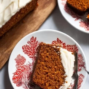 Gingerbread Loaf Cake with Cream Cheese Frosting