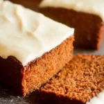 Gingerbread Loaf Cake with Cream Cheese Frosting