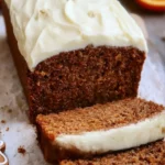 Gingerbread Loaf with Cream Cheese Frosting