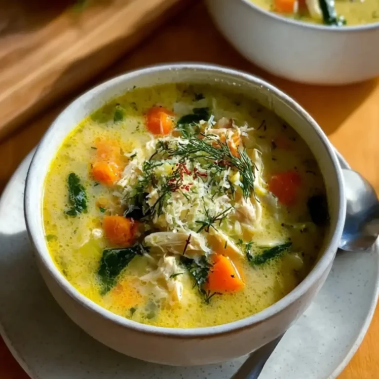 Greek Lemon Chicken Soup