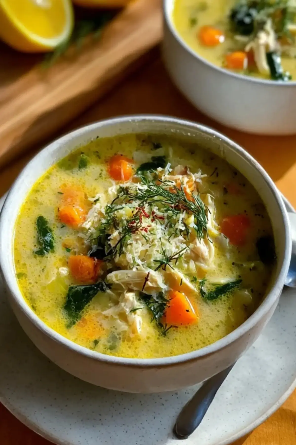Greek Lemon Chicken Soup
