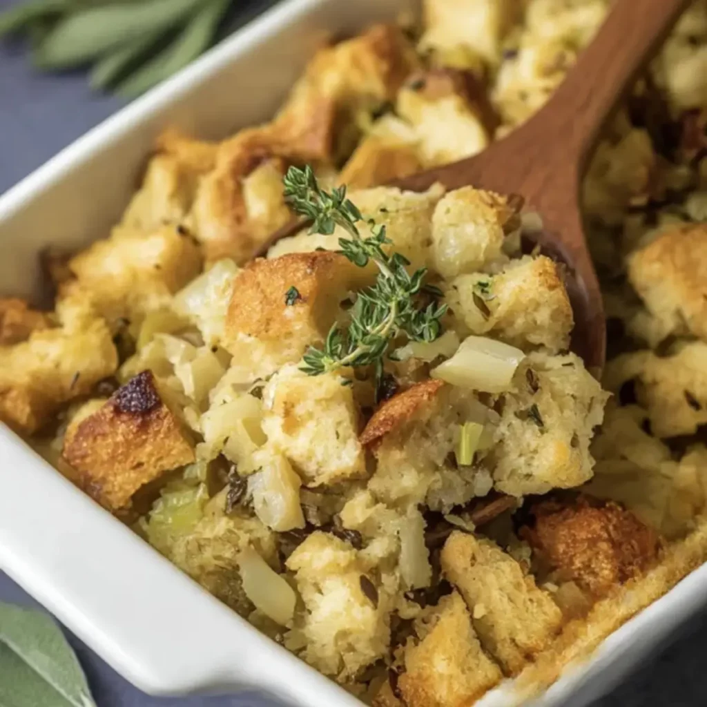 Homemade Traditional Bread Stuffing