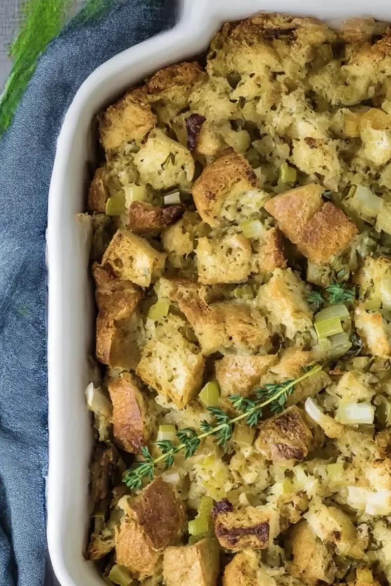 Homemade Traditional Bread Stuffing