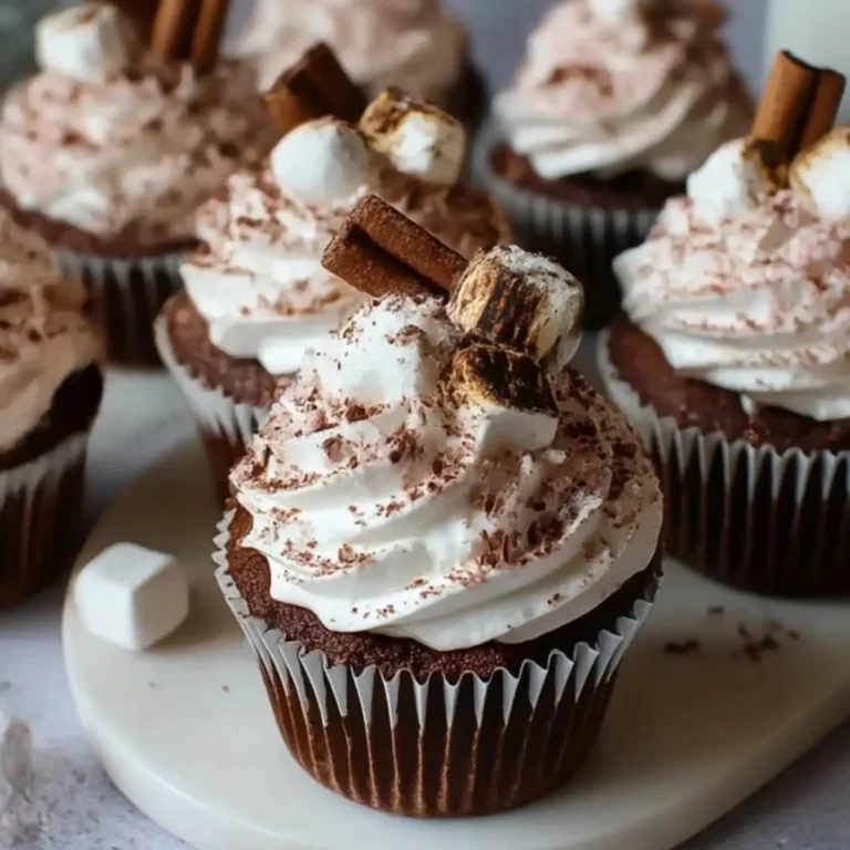Hot Chocolate Cupcakes