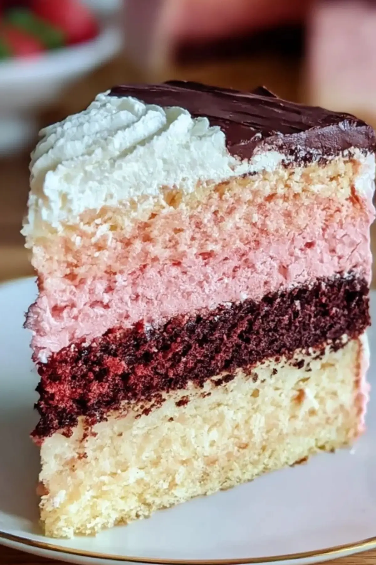 Indulge in Decadent Neapolitan Cake