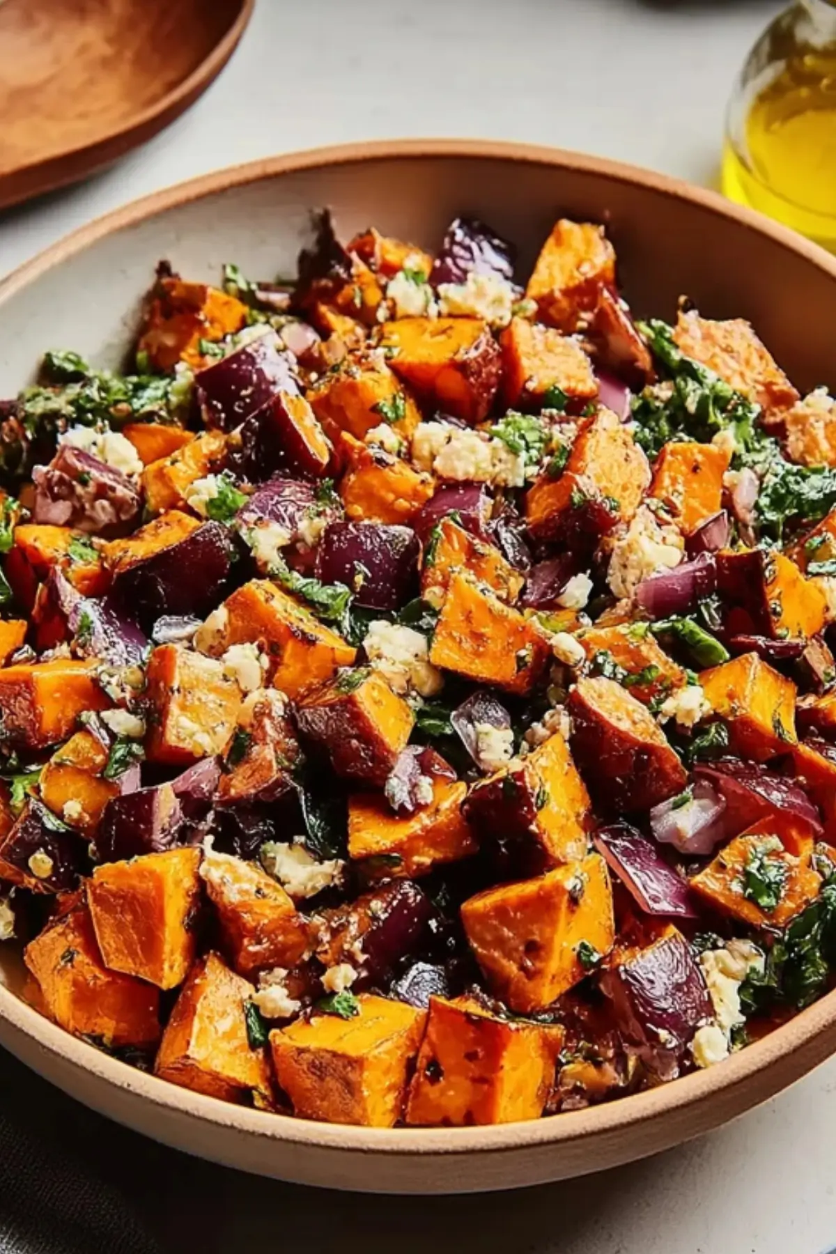 Irresistible Roasted Sweet Potato Salad