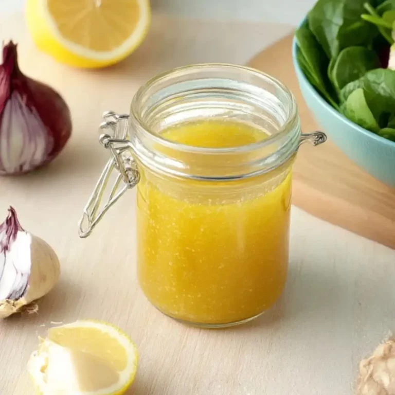 Lemon Garlic Vinaigrette Dressing