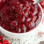 Luscious Homemade Cranberry Sauce
