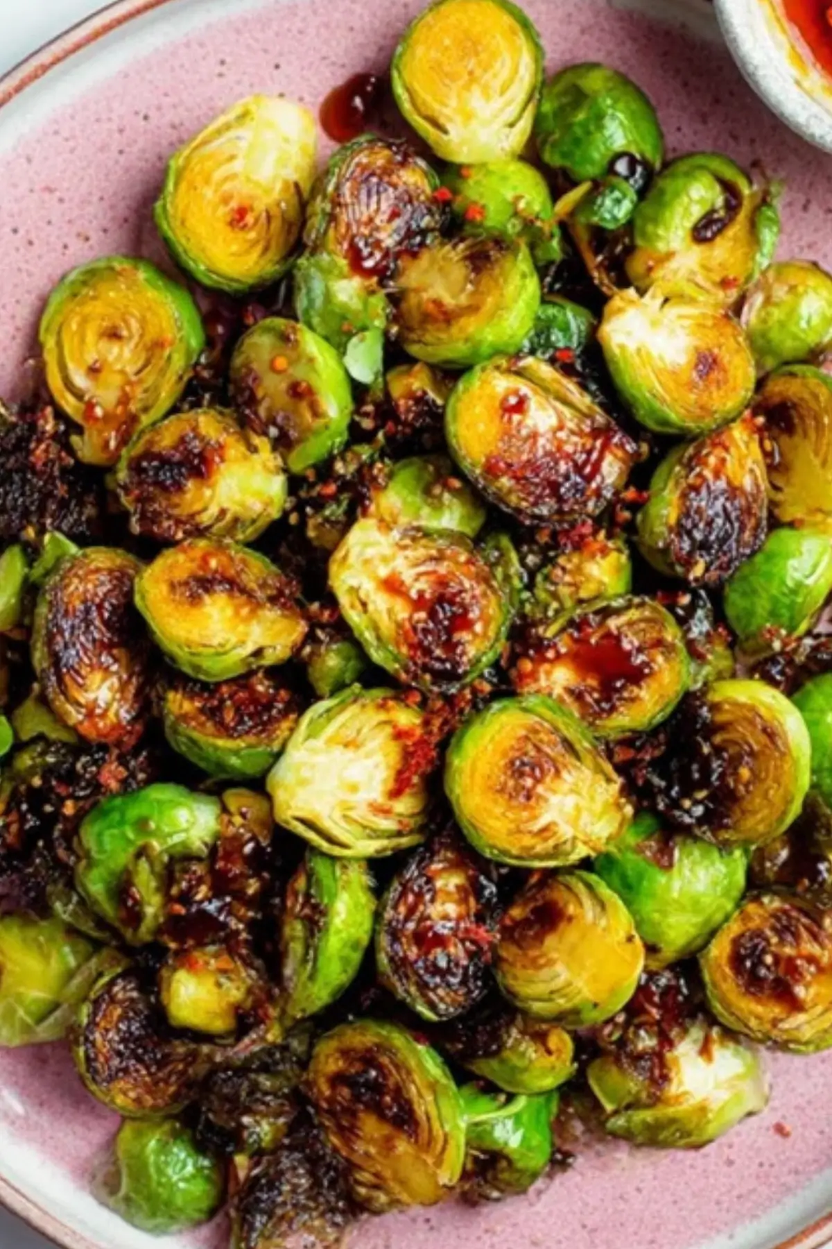 Maple Soy Glazed Brussel Sprouts