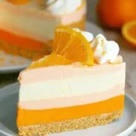No-Bake Orange Creamsicle Cheesecake