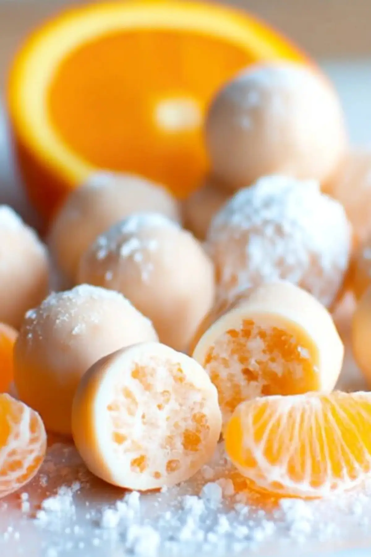 Orange Creamsicle Truffles