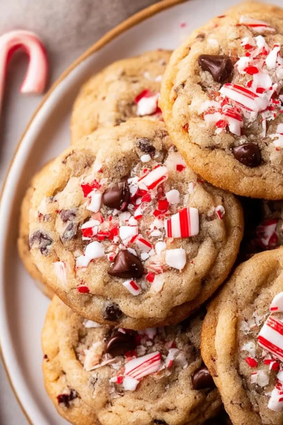 Peppermint Chocolate Chip Cookies