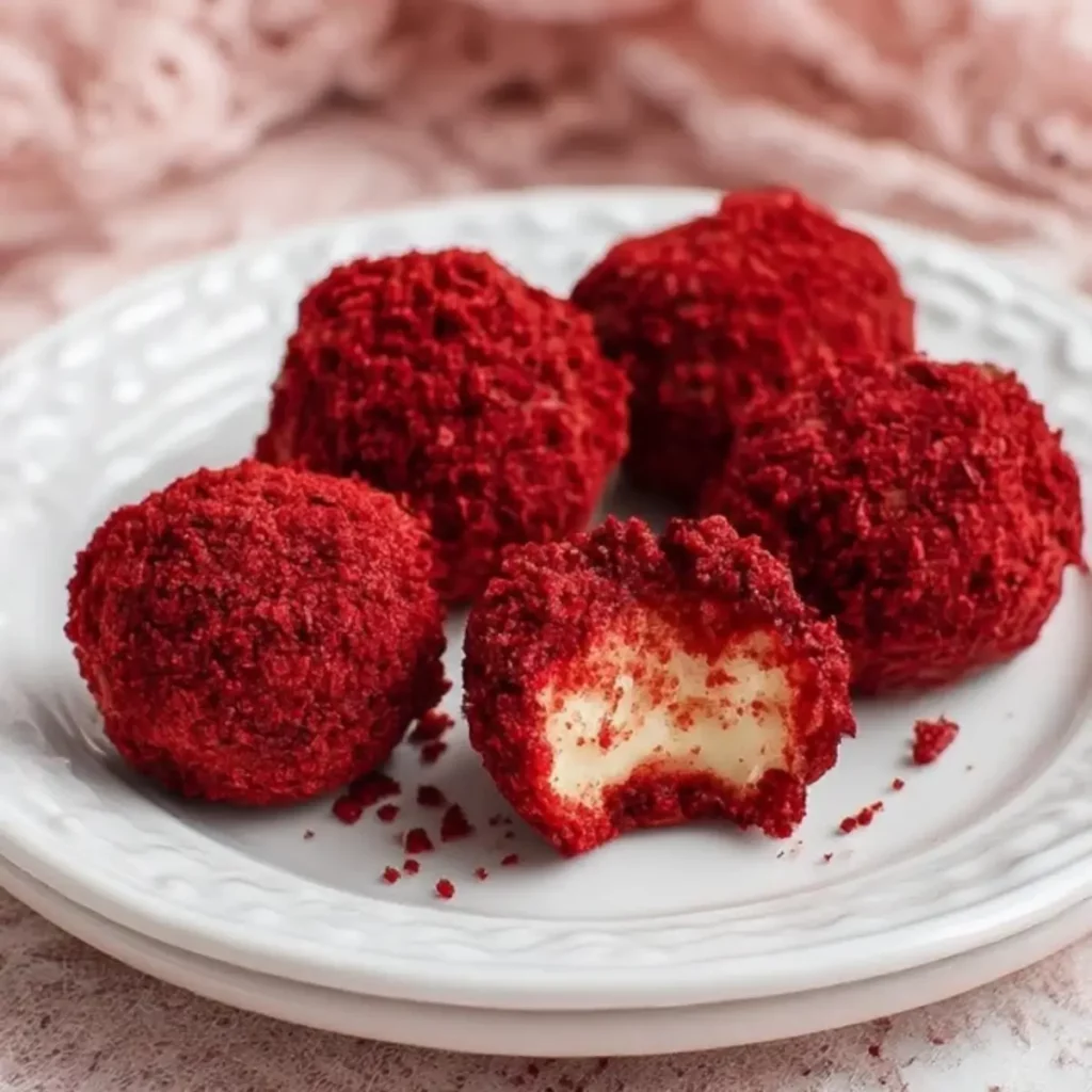 Red Velvet Cheesecake Bites