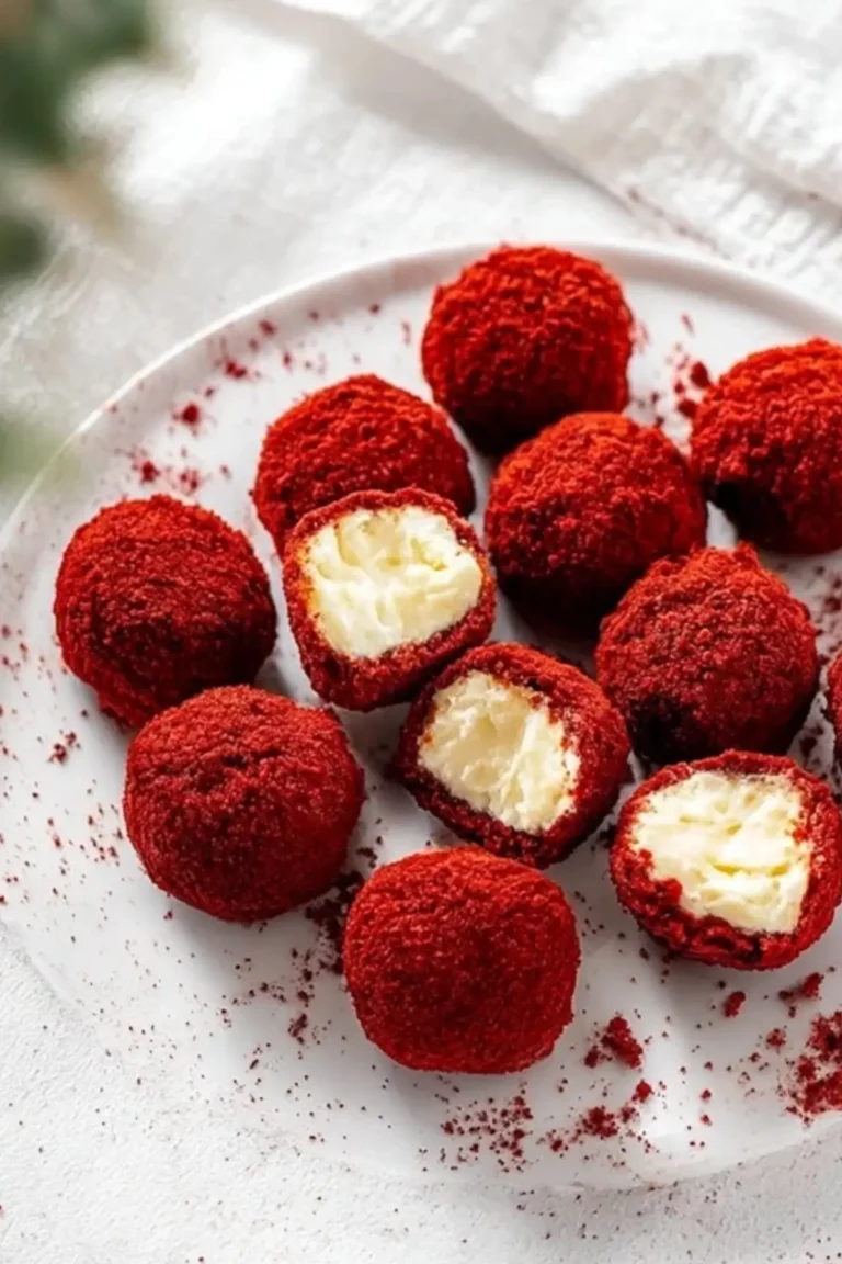 Red Velvet Cheesecake Bites