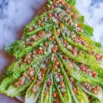 Romaine Lettuce Salad Christmas Tree
