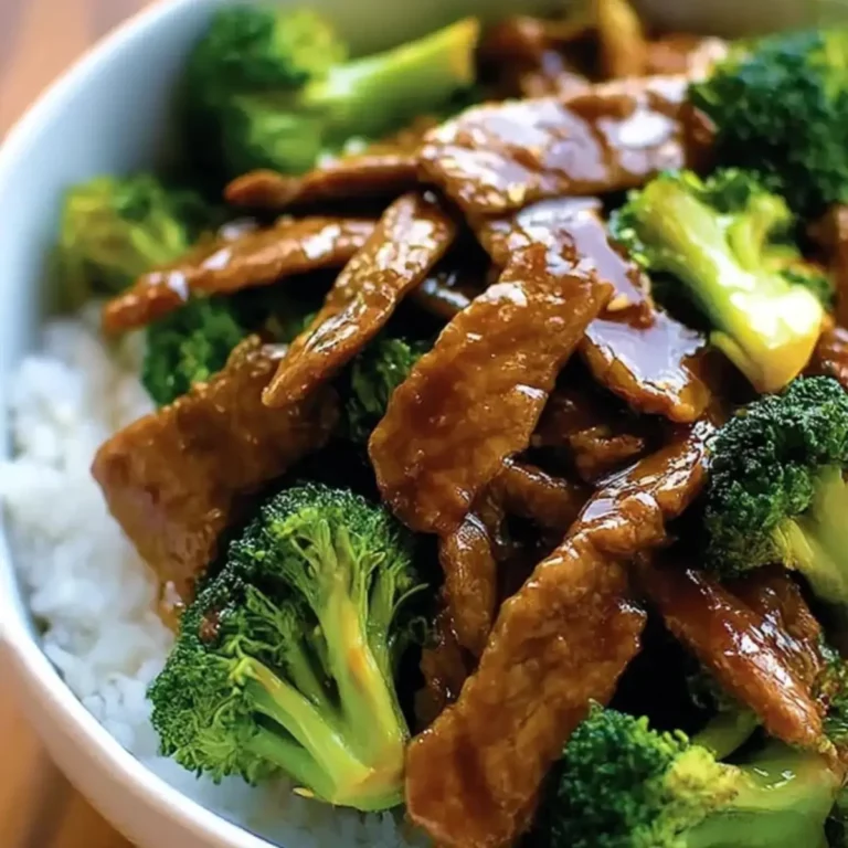 Savory Crock Pot Beef and Broccoli