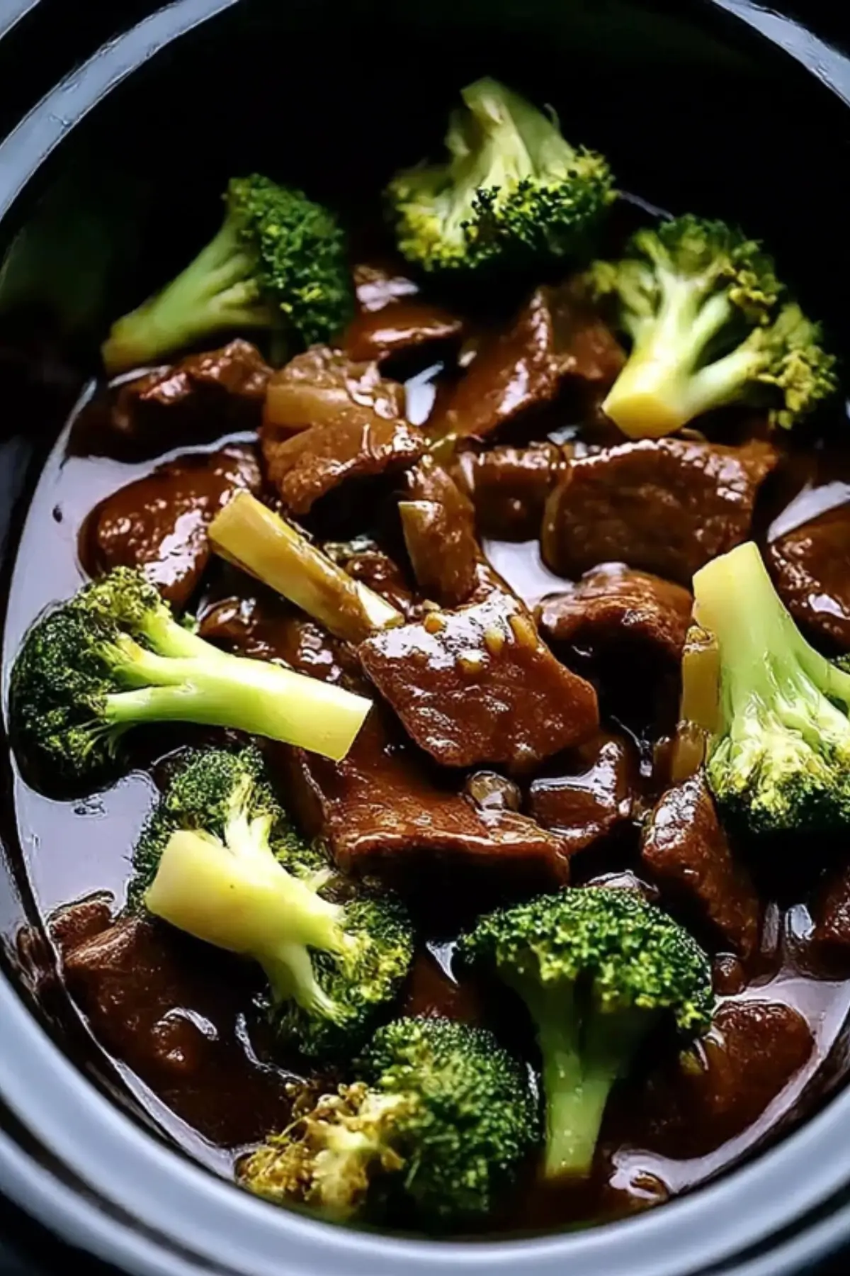 Savory Crock Pot Beef and Broccoli