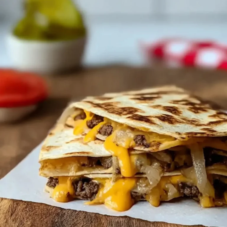 Smash Burger Quesadilla