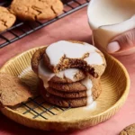 Soft Batch Gingerbread Cookies with Ginger Glaze