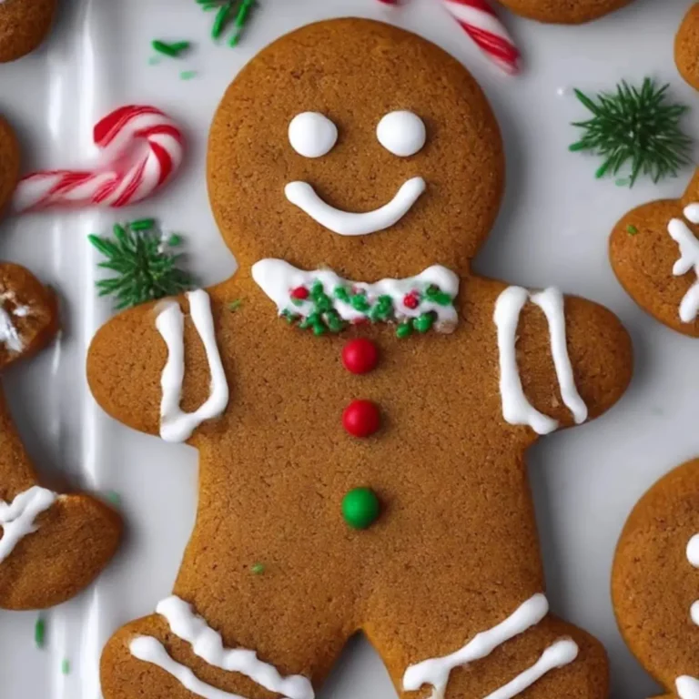 Soft & Chewy Gingerbread Men Cookies
