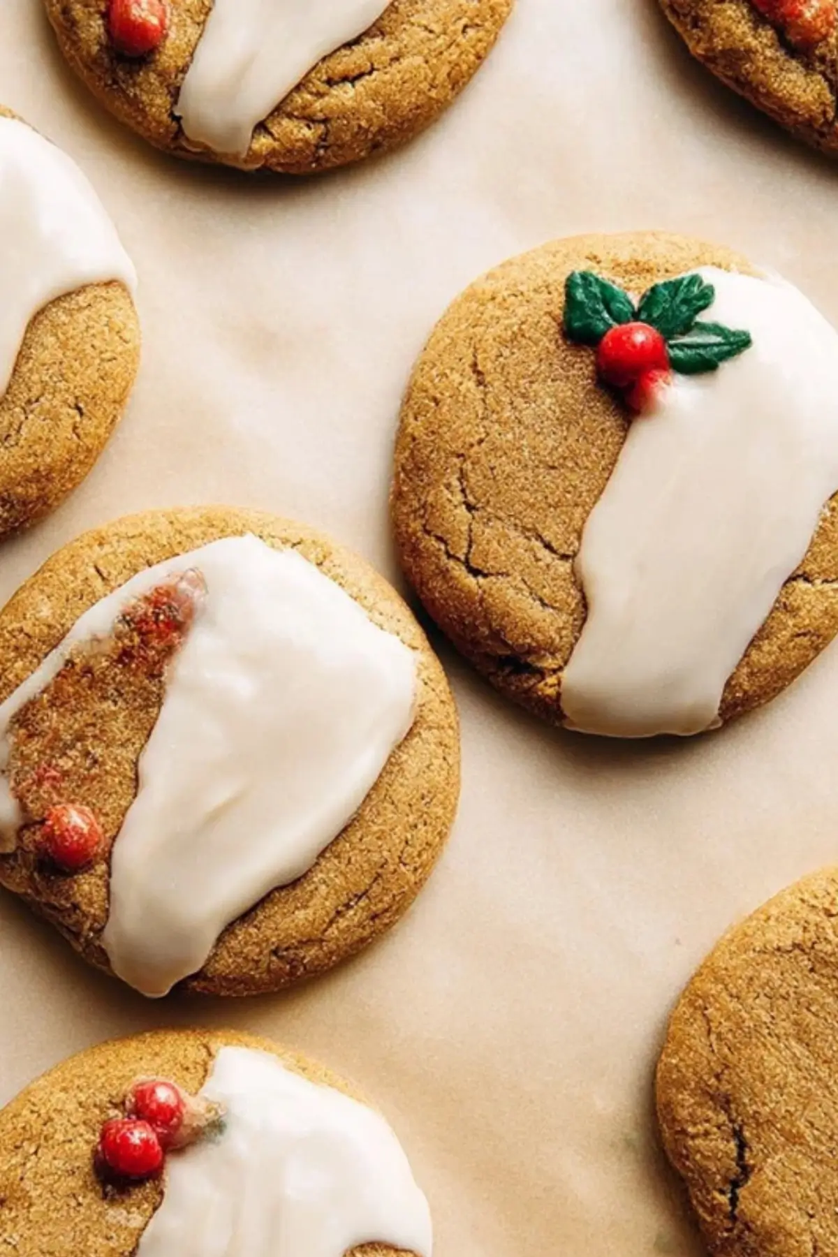 Soft Gingerbread Cookies with Maple Glaze