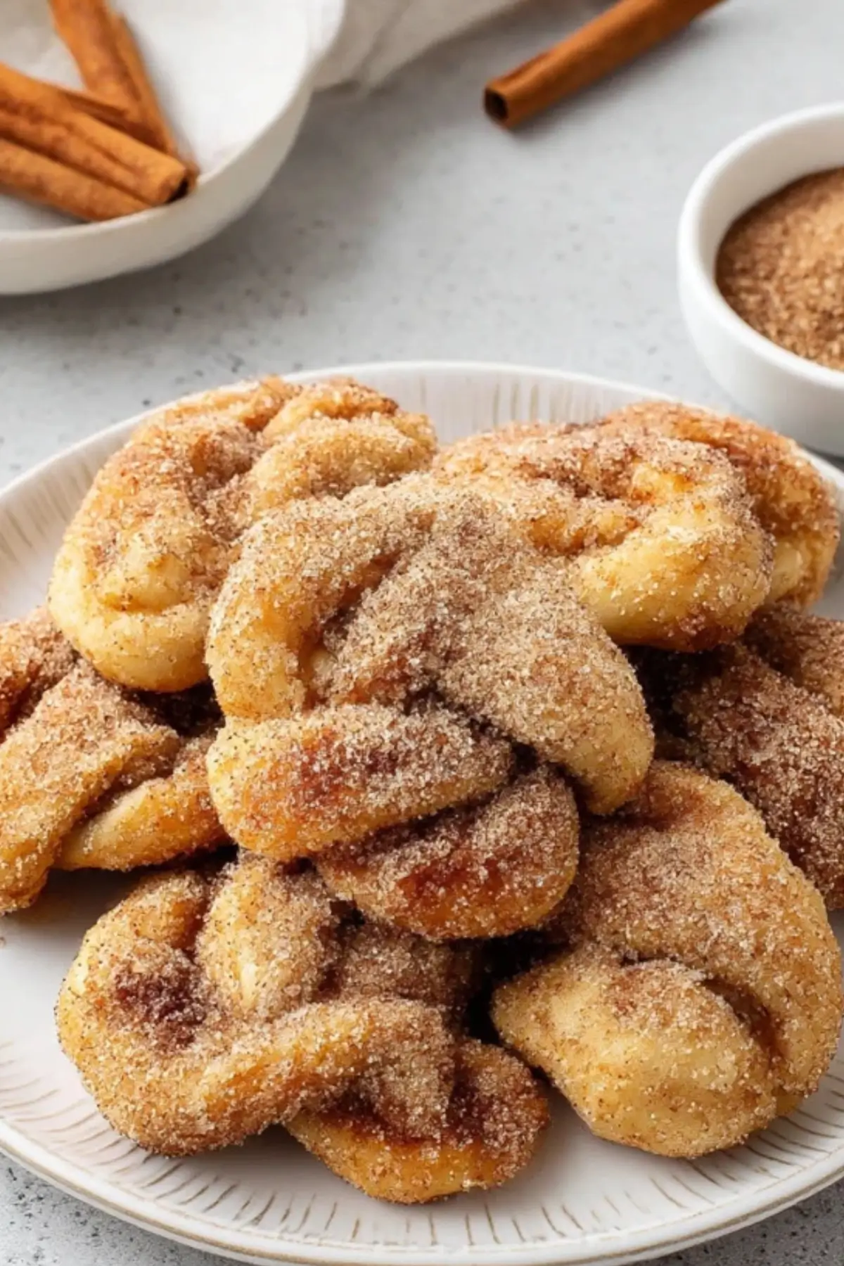 Vegan Cinnamon Sugar Knots