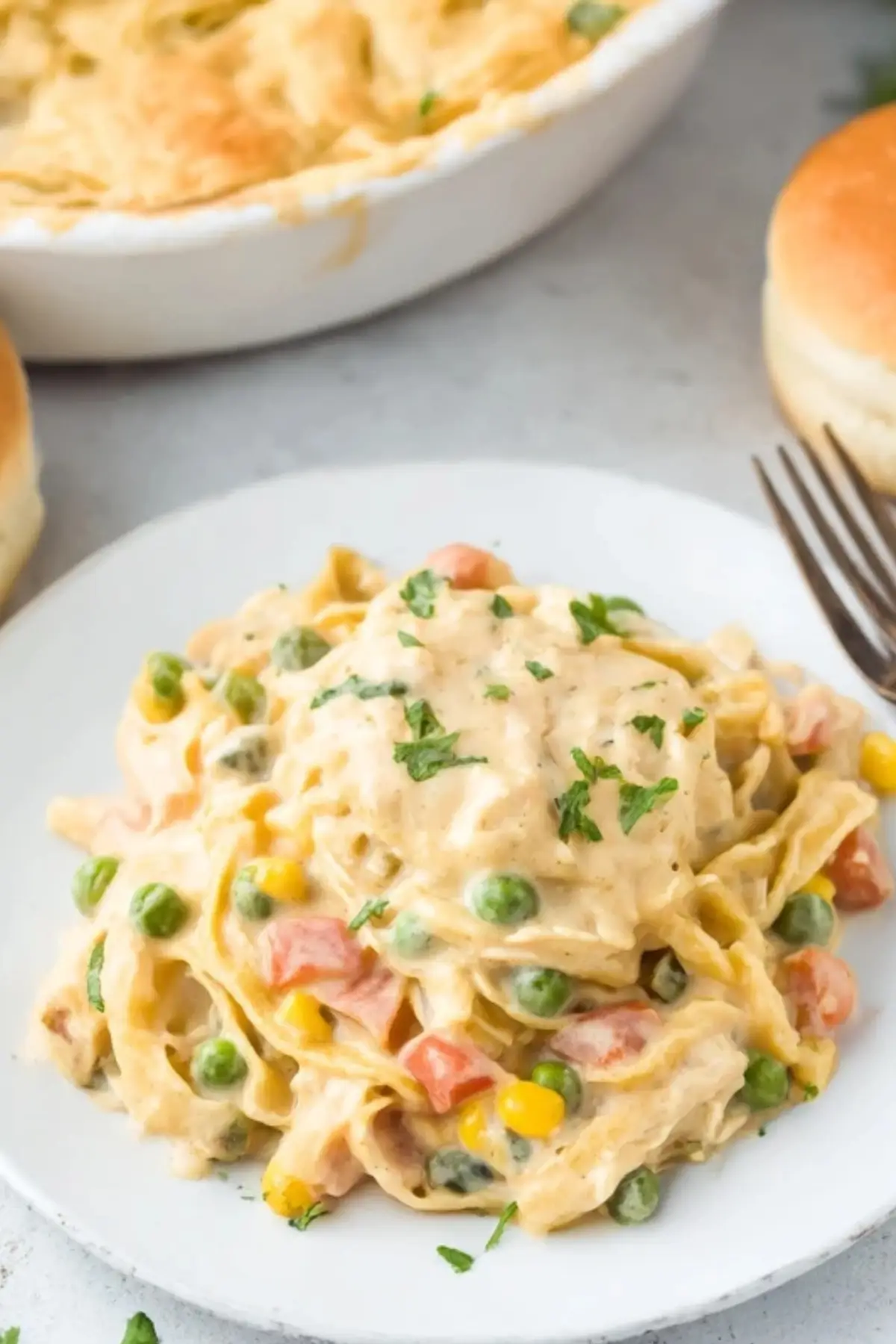 chicken pot pie casserole