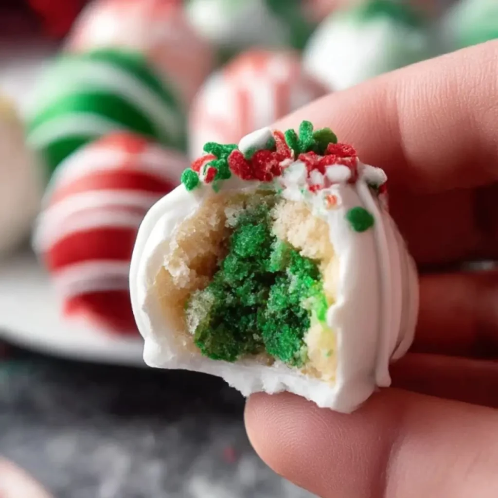 christmas oreo balls