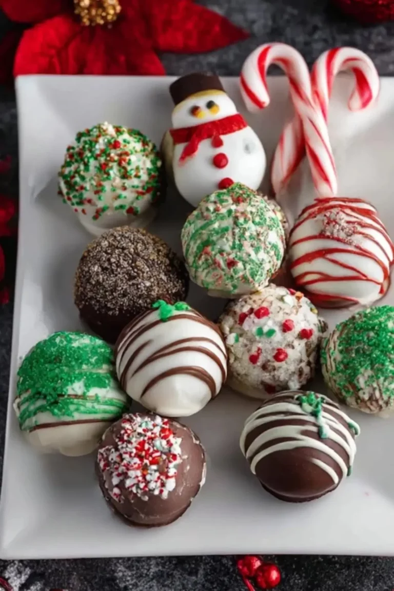 christmas oreo balls
