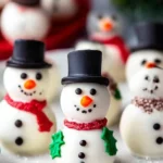 snowman oreo balls