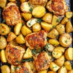 Baked Chicken Thighs and Potatoes