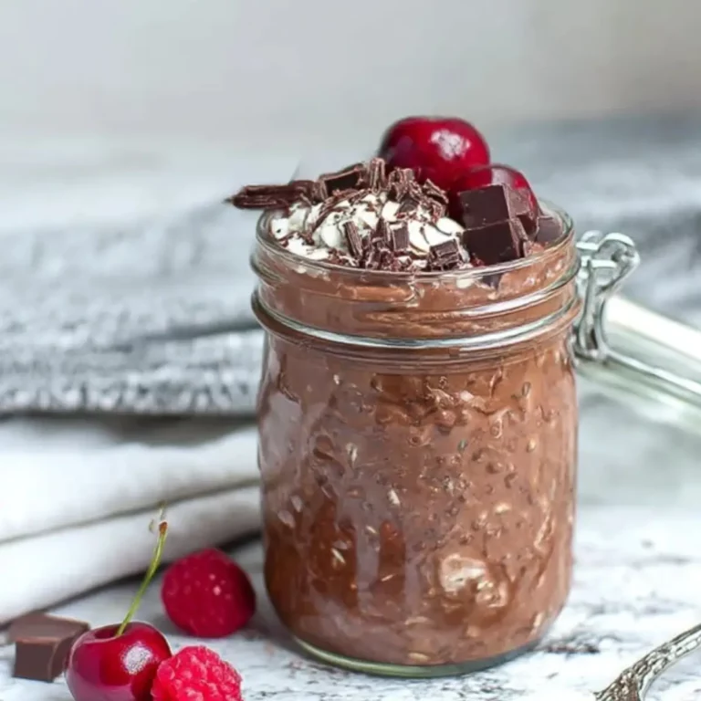 Brownie Batter Overnight Oats