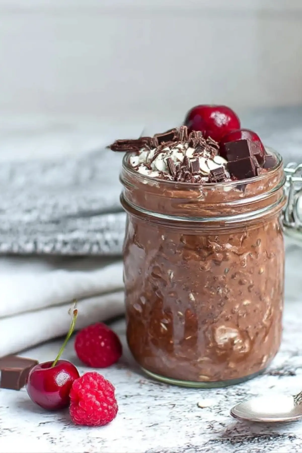 Brownie Batter Overnight Oats