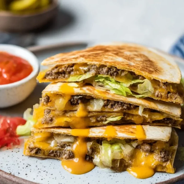 Cheeseburger Quesadillas