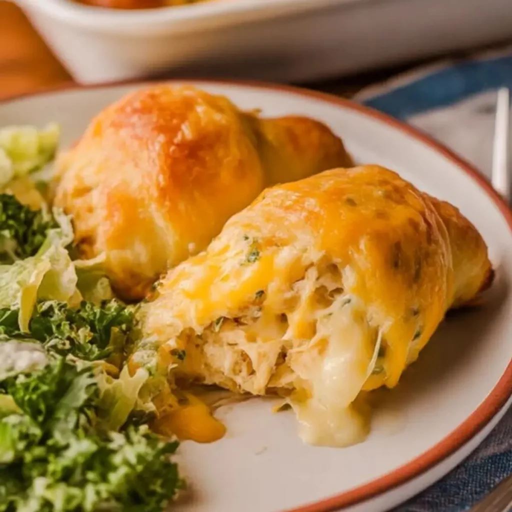 Cheesy Chicken Crescent Rolls