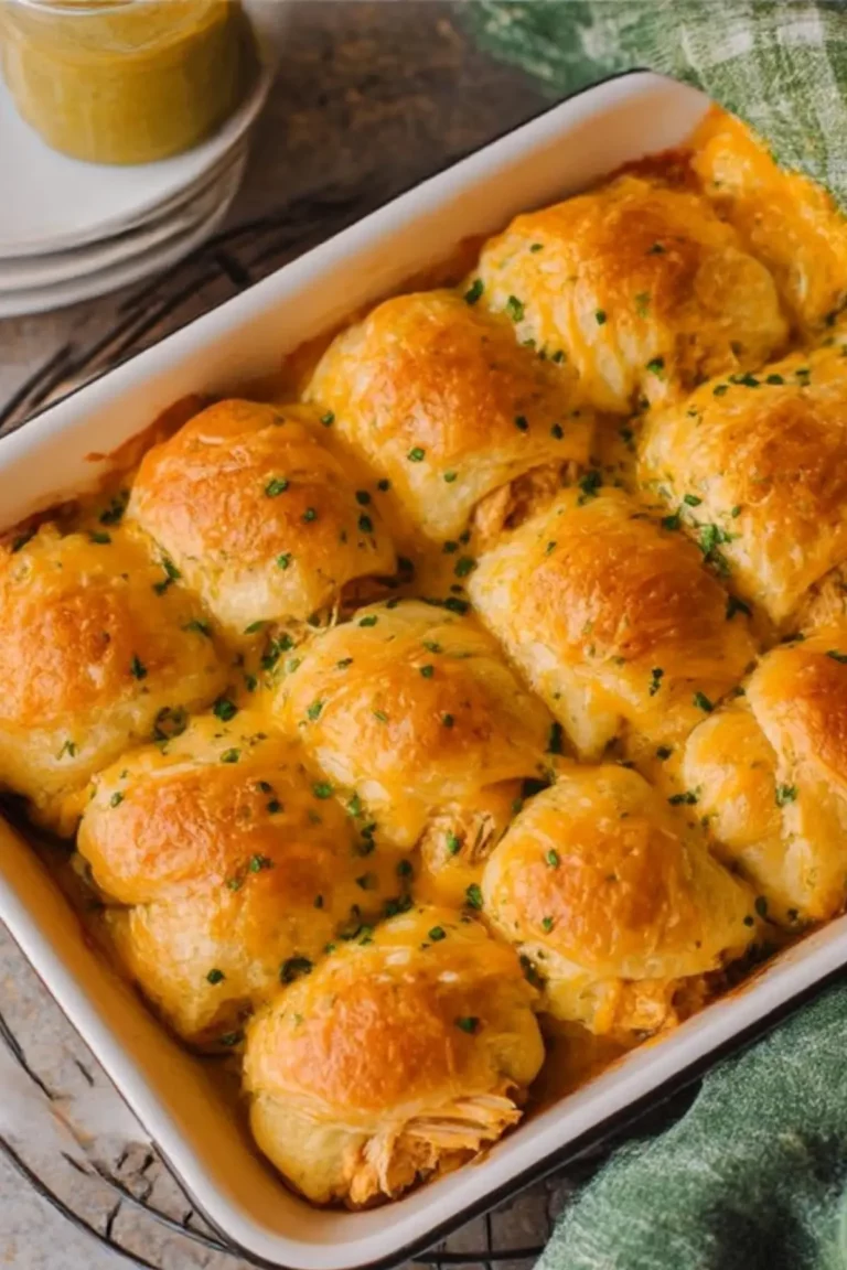 Cheesy Chicken Crescent Rolls