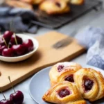 Cherry Danish with Puff Pastry