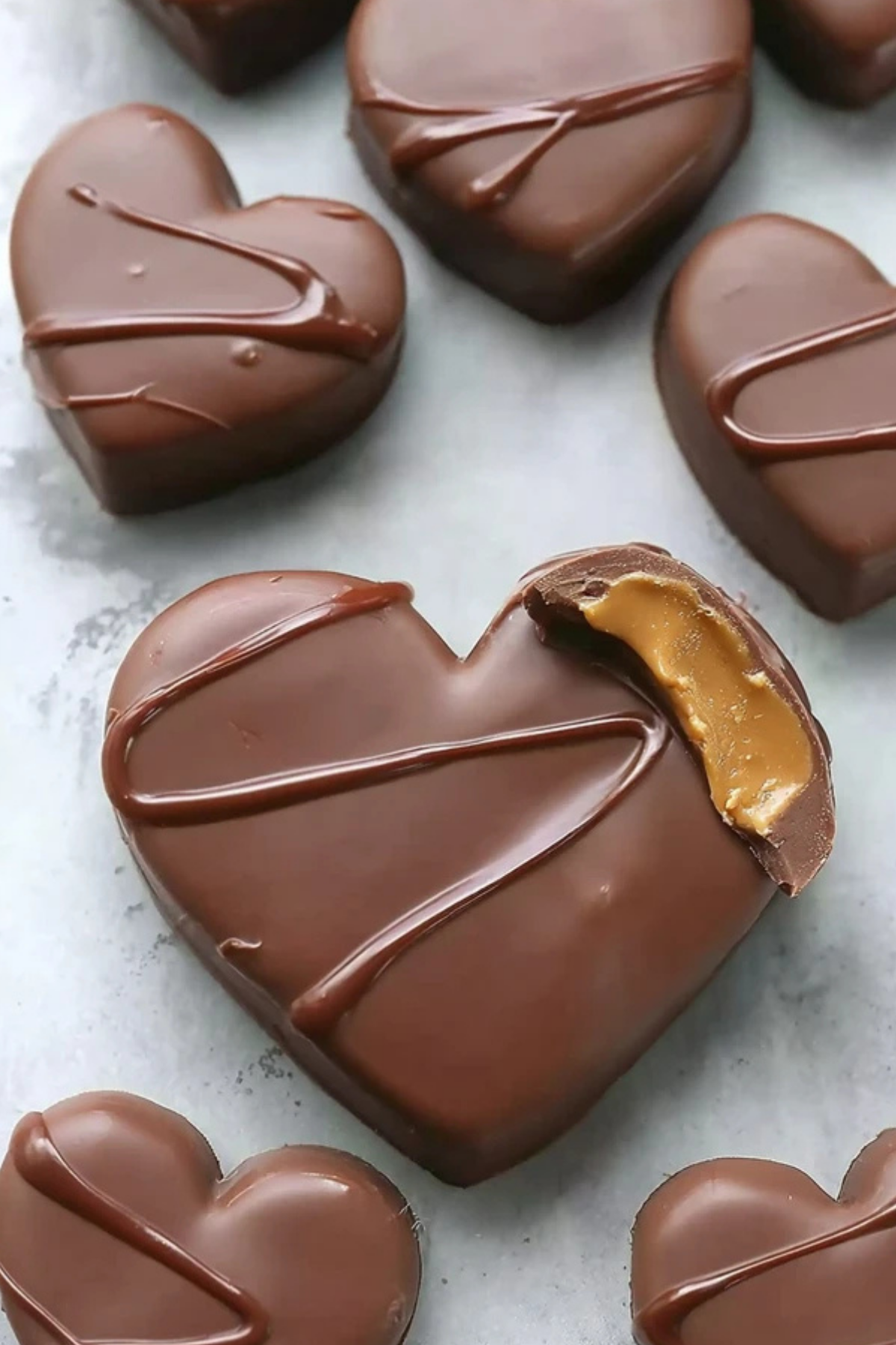 Chocolate Peanut Butter Valentine’s Heart (1)