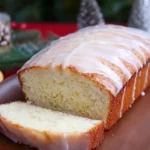 Christmas Eggnog Bread with Rum Glaze