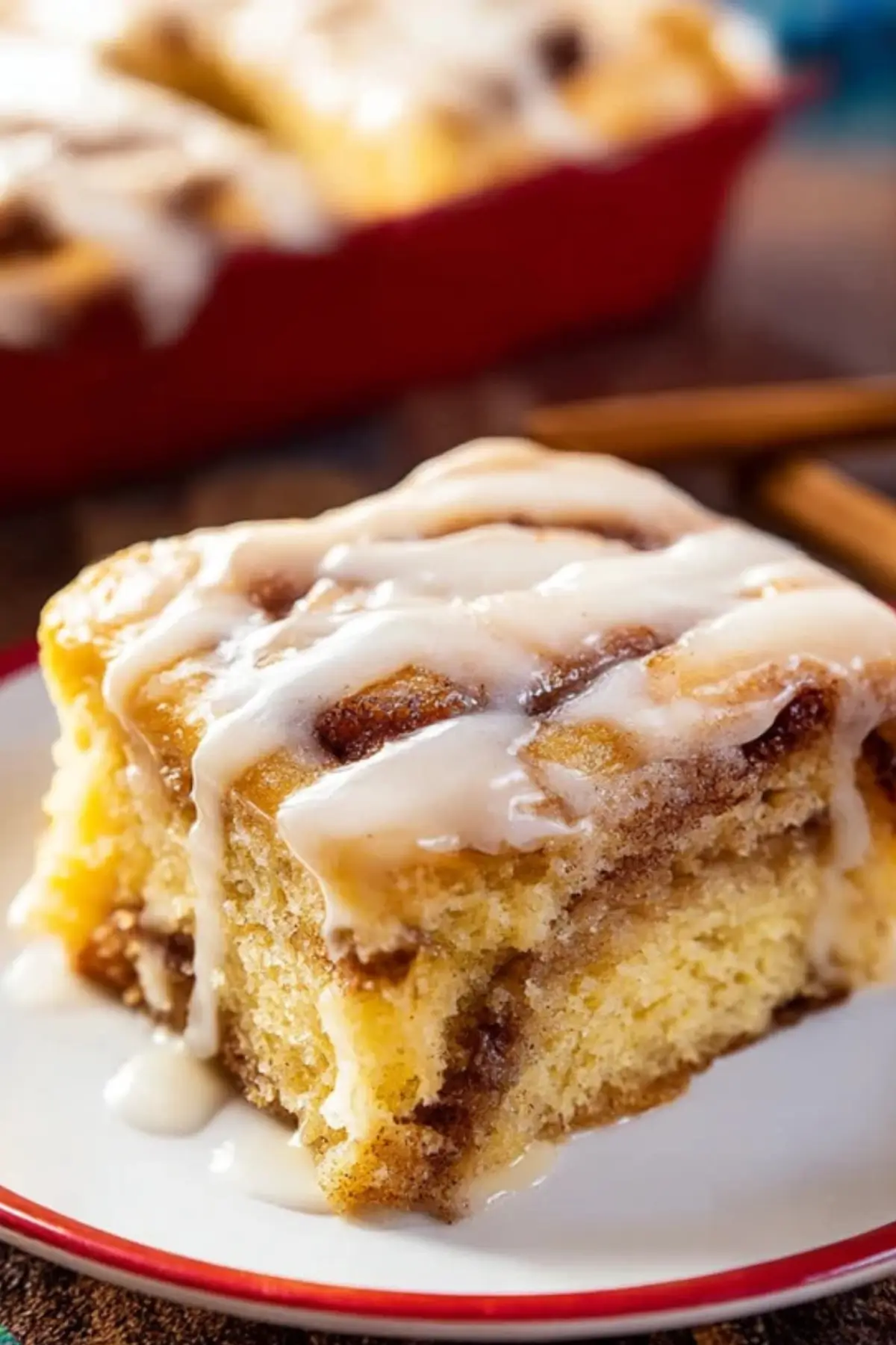Cinnamon Roll Cake