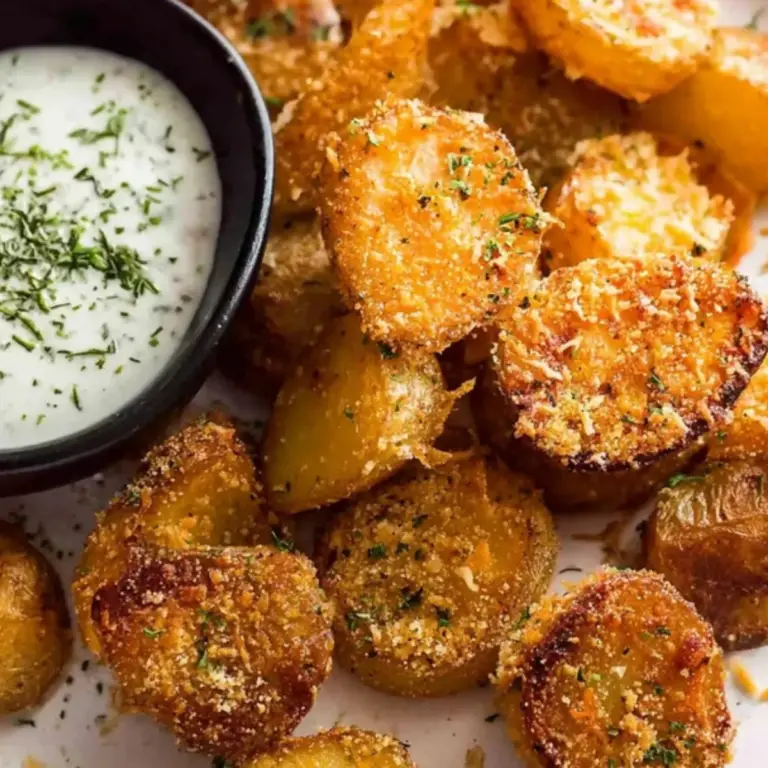 Crispy Roasted Parmesan Potatoes