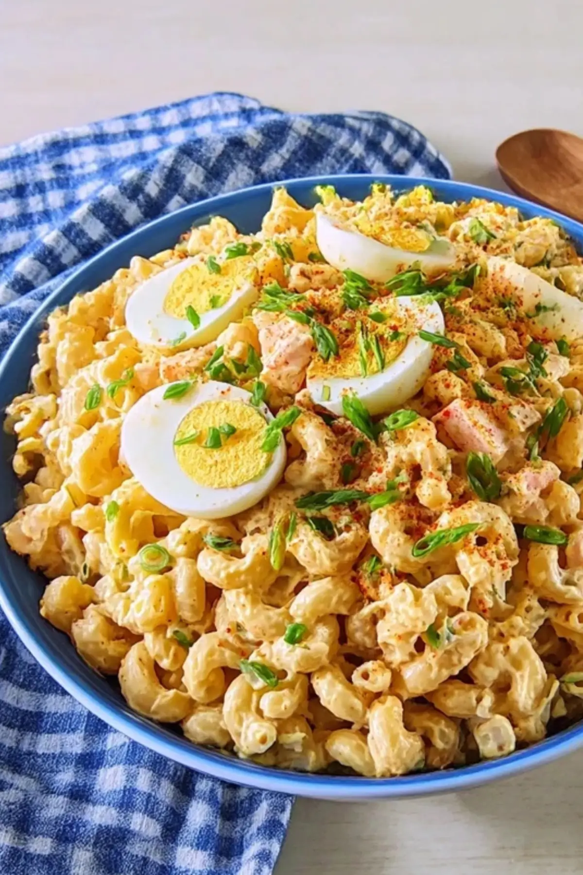 Deviled Egg Macaroni Salad