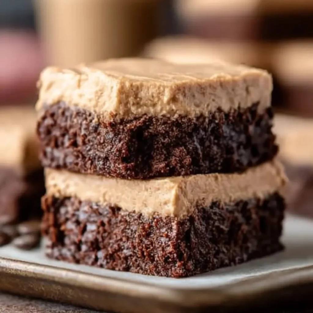Frosted Coffee Brownies