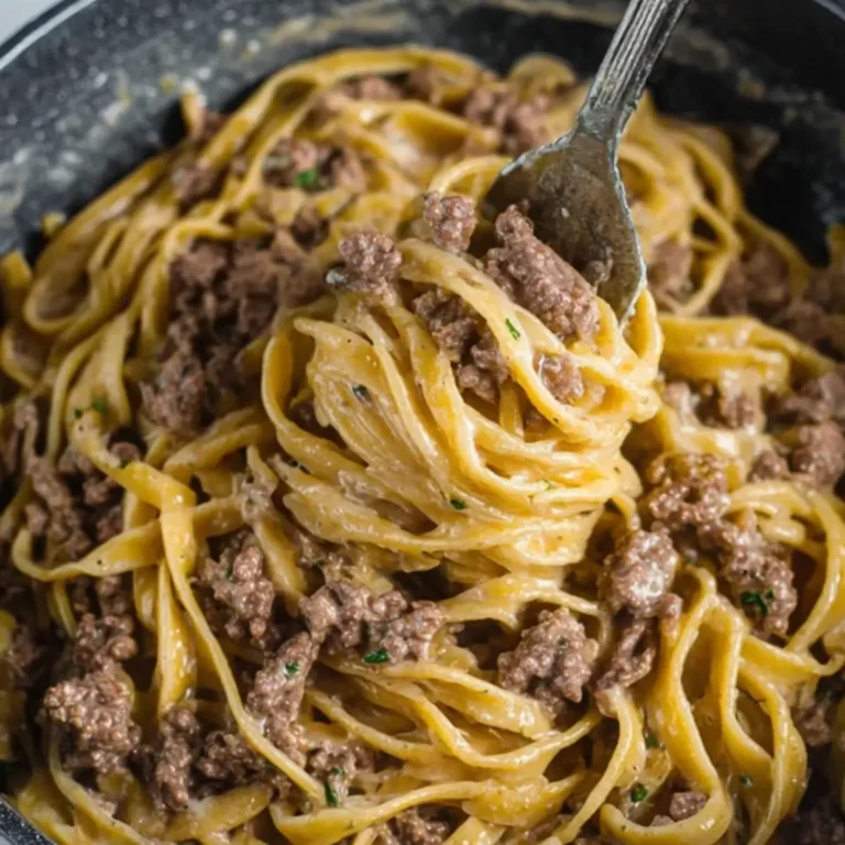 Garlic Butter Beef Pasta